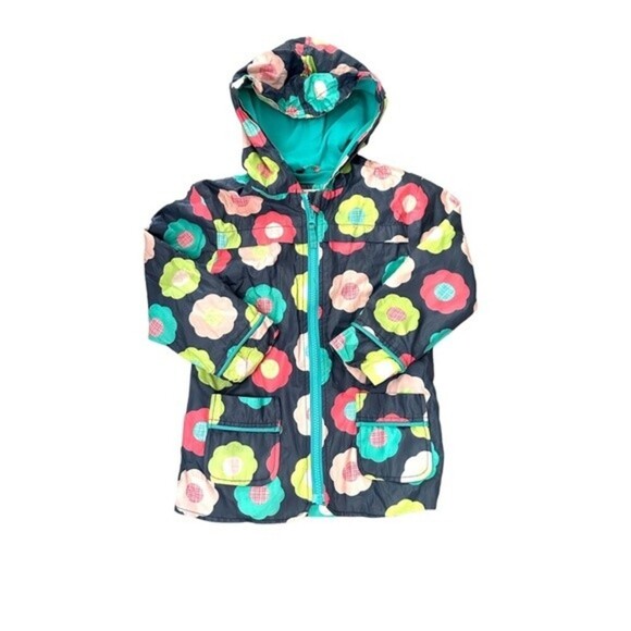 Circo Floral Windbreaker rain jacket size 4T - Picture 1 of 5